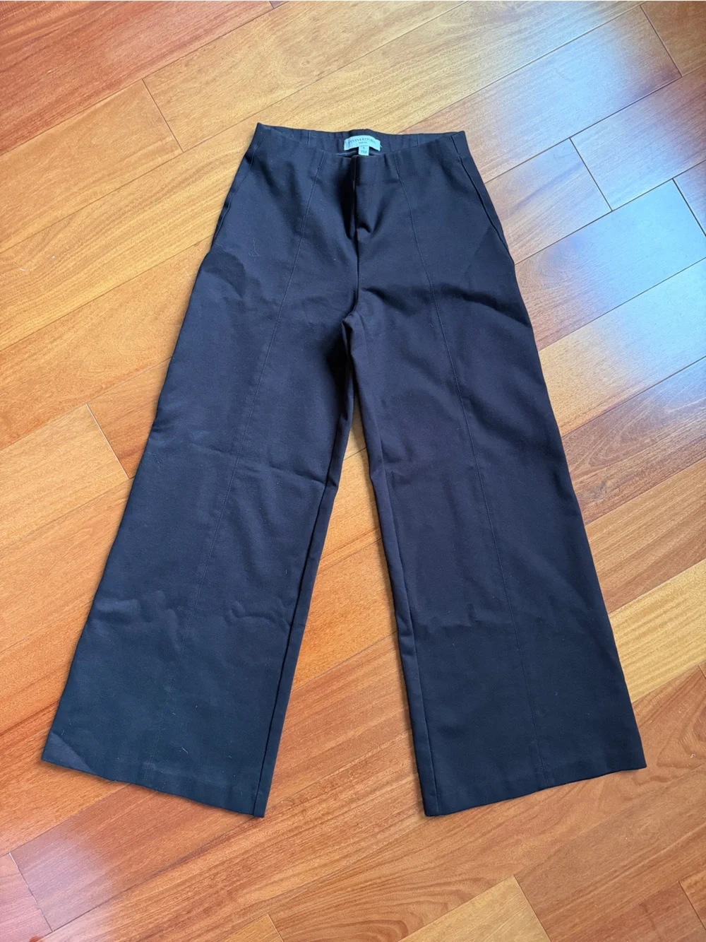 Banana Republic Dark Brown Wide-Leg Trousers